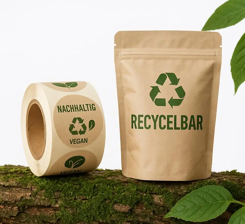 Etikettenmaterialien mit Recycling- und Biobasisanteil